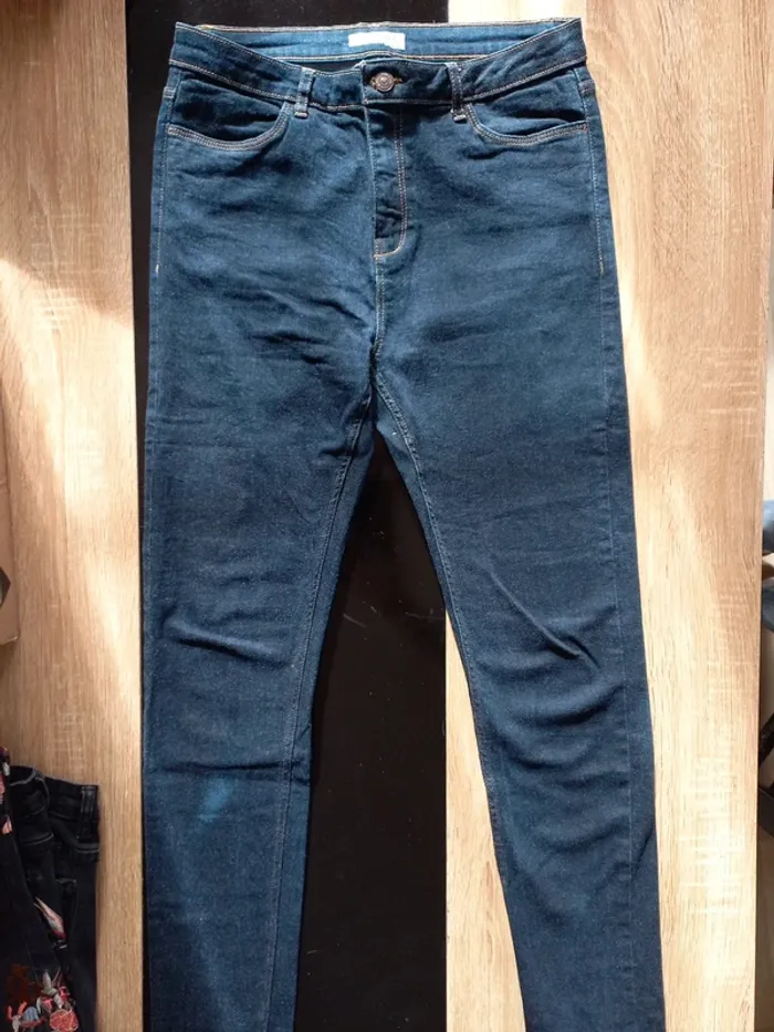 Jeans skinny bleu femme 40L30 - photo numéro 7