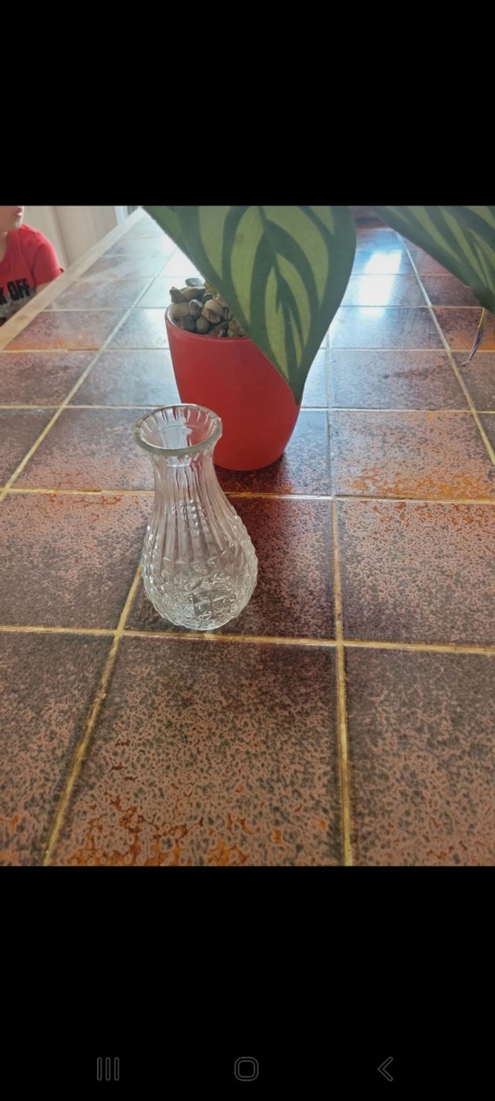 Vase cristal 16 cm