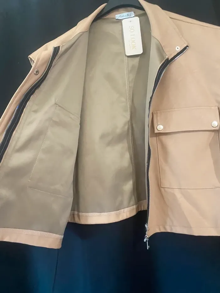 Veste sans manches similicuir - photo numéro 10