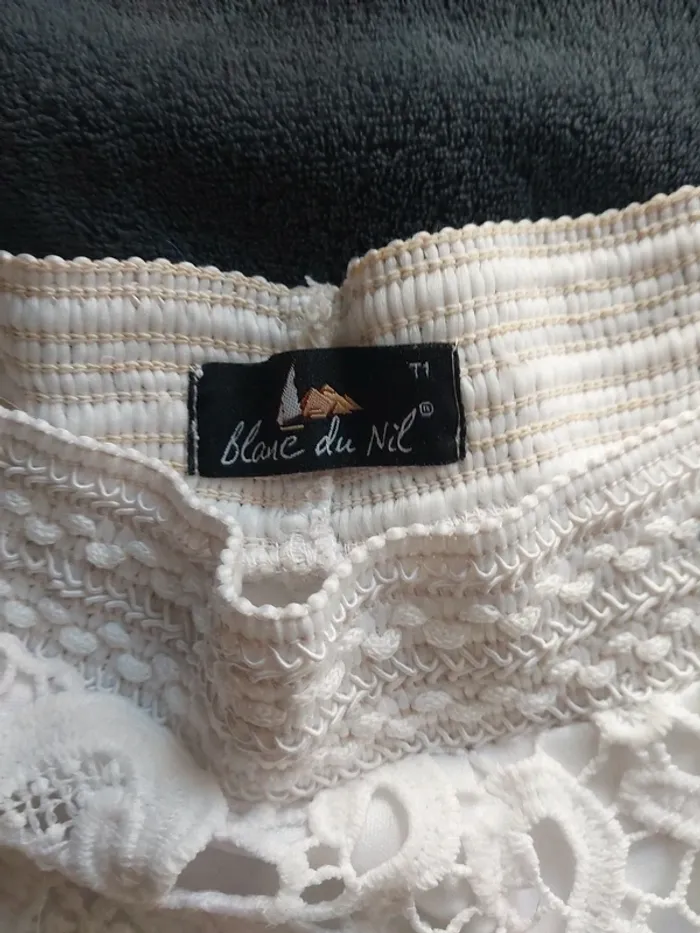 Short blanc du nil taille 1 - photo numéro 2