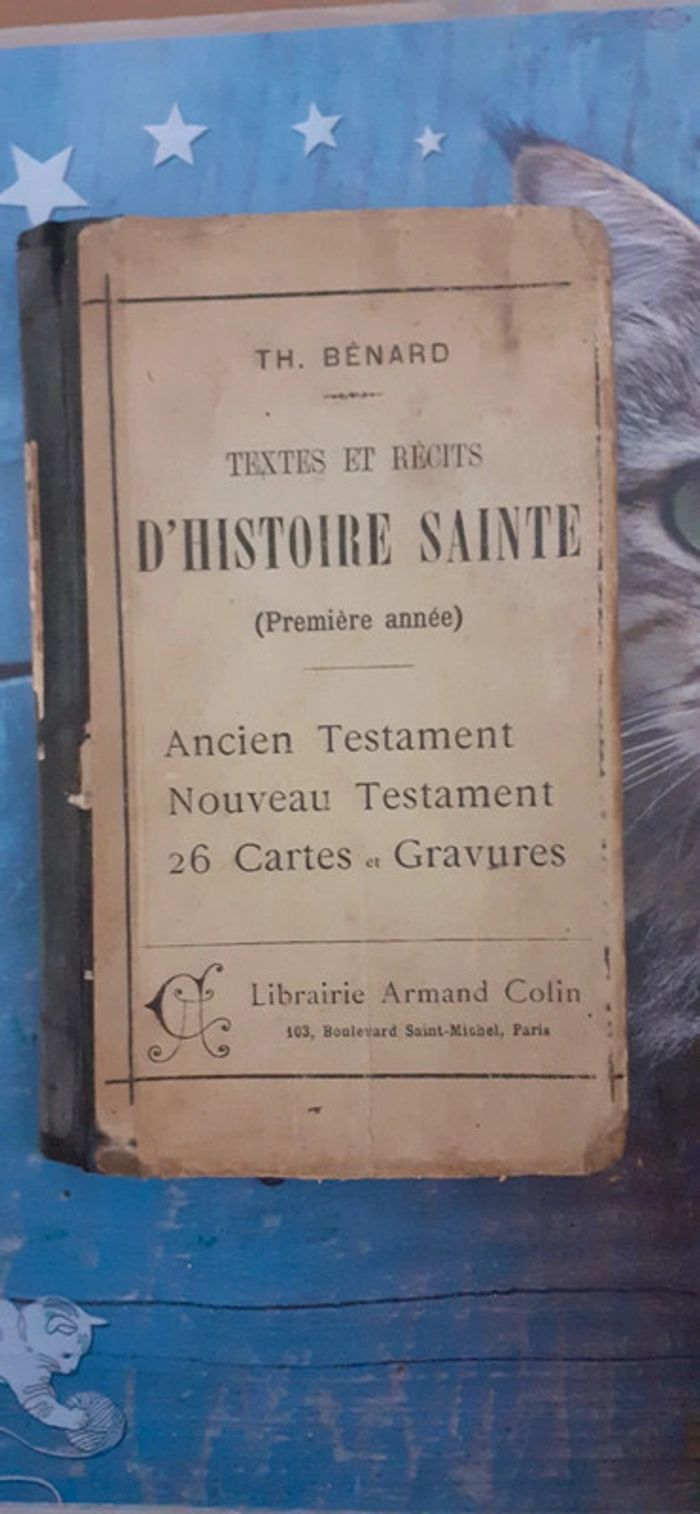 Texte et Récits d'histoire  Sainte 1923