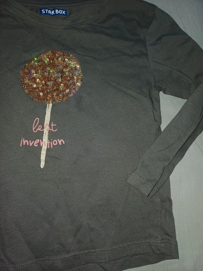 Magnifique t shirt manches longues 4 ans fille - photo numéro 2