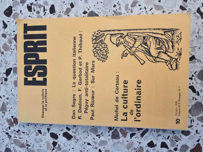 Esprit la culture de l'ordinaire - photo numéro 1
