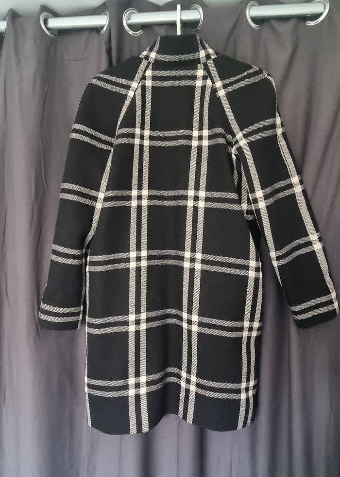 Manteau à carreaux mango - photo numéro 2