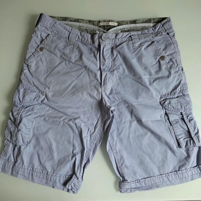 2 shorts en toile m, bleus - photo numéro 3