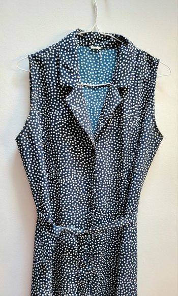 Robe chemisier bleu marine