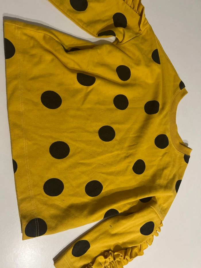 Pull jaune point noir orchestra