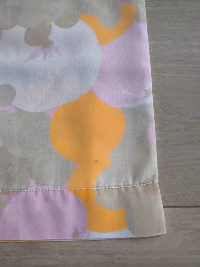 Taie de traversin vintage motif fruits rétro 180 X 41 cm - photo numéro 7