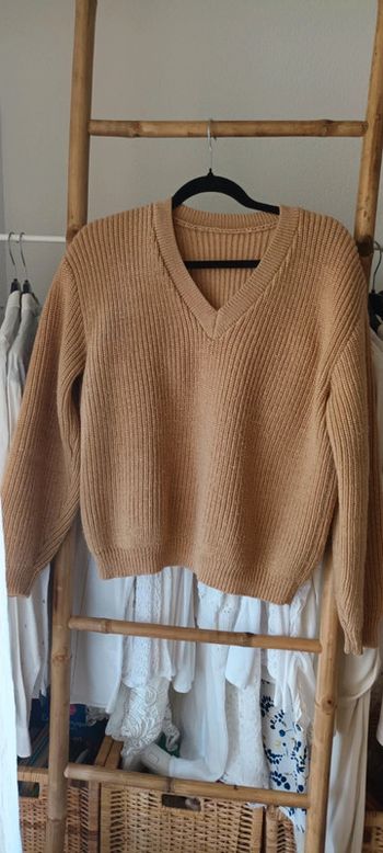 Joli pull en maille fait à la main taille S/M