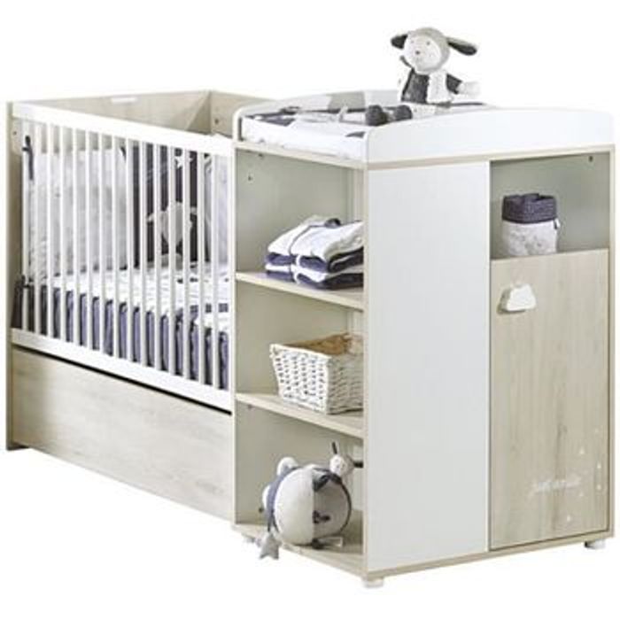 Lit bébé combiné BABY PRICE évolutif