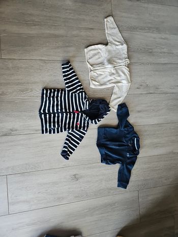 Lot de 3 gilet 6 mois