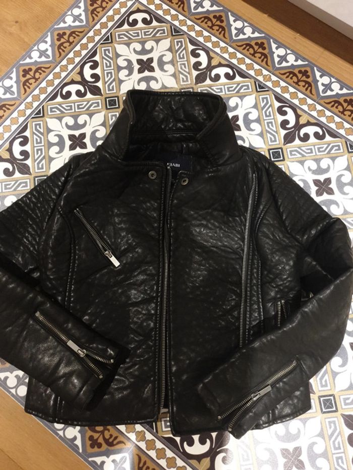 Veste simili cuir 10 ans - photo numéro 2