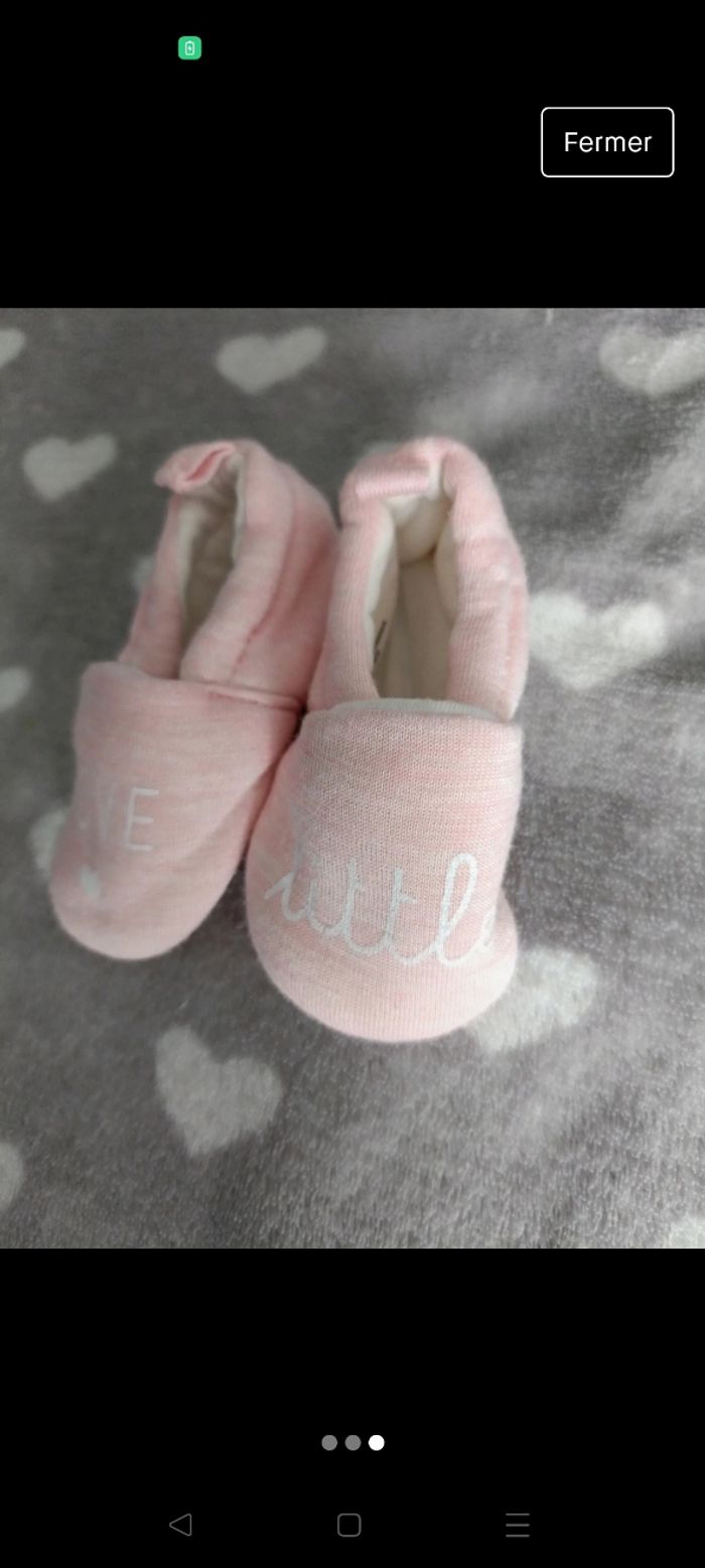 Chausson bébé 0/3mois - photo numéro 3