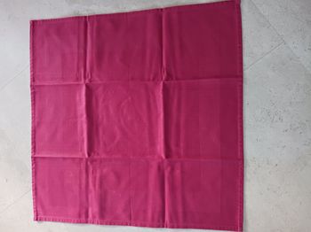 serviette de table bordeaux Neuve