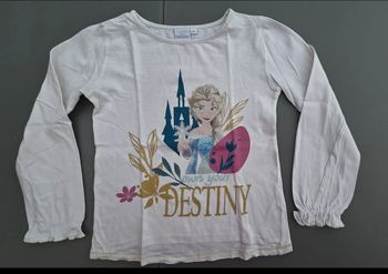 Tee-shirt ML 8 ans fille disney frozen