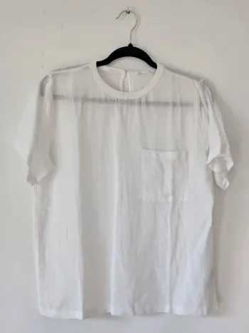 T-shirt blanc basique en lin blanc Primark taille 36 / S
