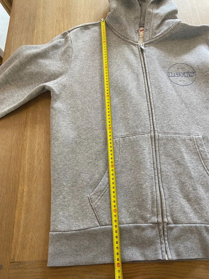 Sweat à capuche gris Levi’s homme taille M - photo numéro 14