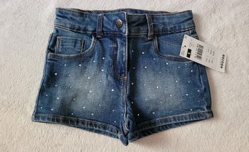 Short en jeans