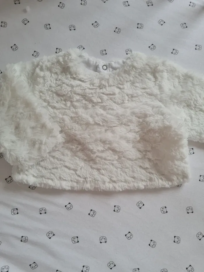 Pull effet poils moumoute 6 mois catimini