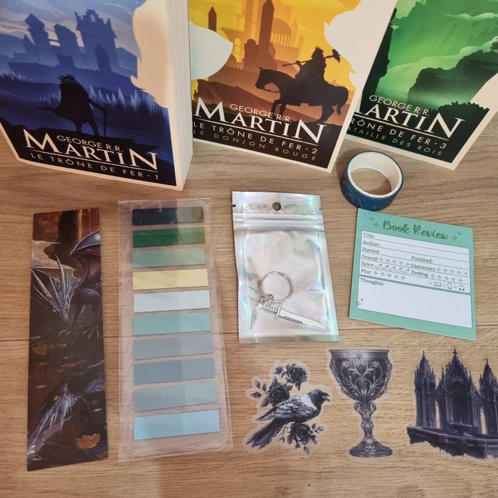 3 livres ́le trône de fer indissociables + Goodies - photo numéro 2