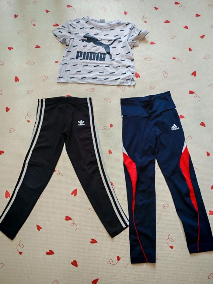Legging adidas taille 7/8 ans - photo numéro 2