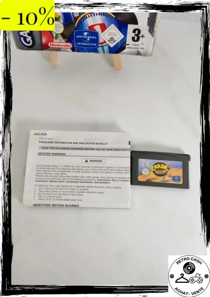 Crash Nitro Kart - sans notice - Nintendo GBA Game Boy Advance - photo numéro 2