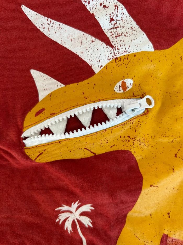 T-shirt manches longues dinosaure - photo numéro 2