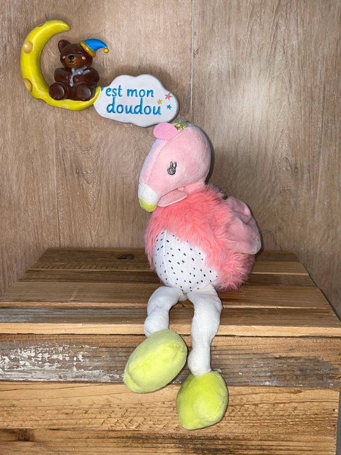 NAT110 doudou flamant rose 🦩 babynat