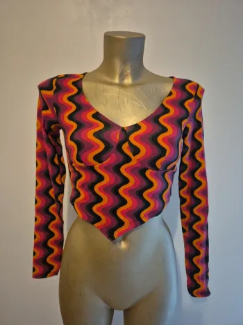 Top court manches longues taille xs