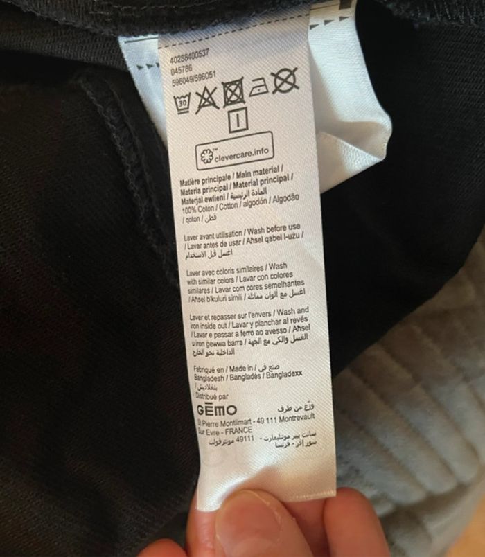 Veste noir, taille 36, Gemo - photo numéro 6