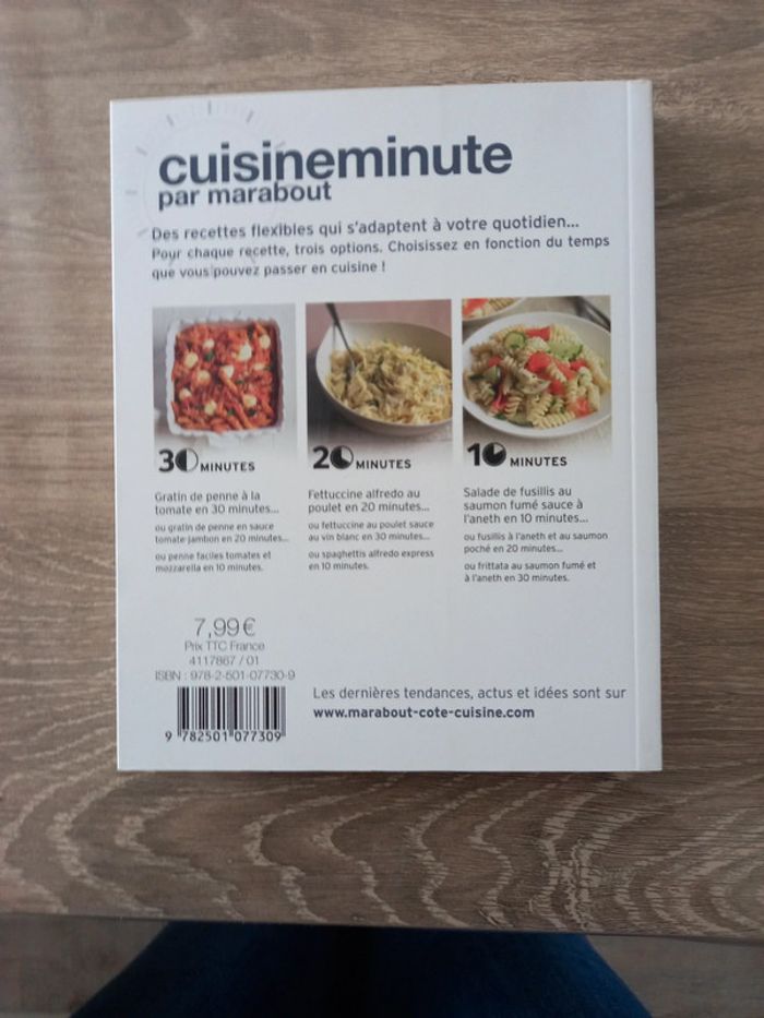 Livre cuisine minutes pasta - photo numéro 2