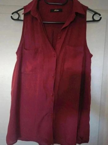 Chemisier rouge brique/bordeaux - Mim