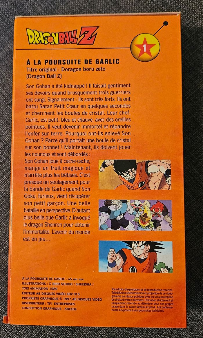 Lot complet de cassettes VHS de Dragon Ball Z - photo numéro 2