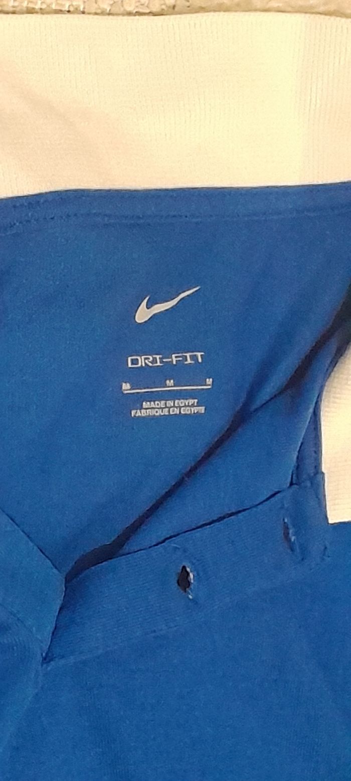 Polo de sport Nike bleu - photo numéro 3