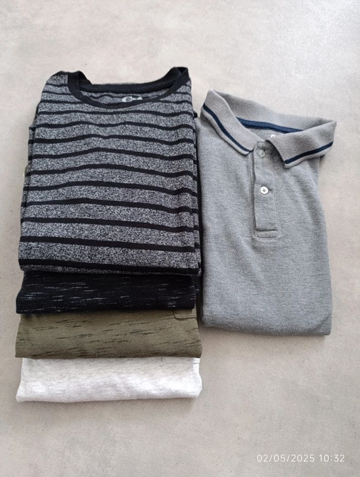 Lot de 5 t-shirts manches longues taille 9-10 ans - photo numéro 2