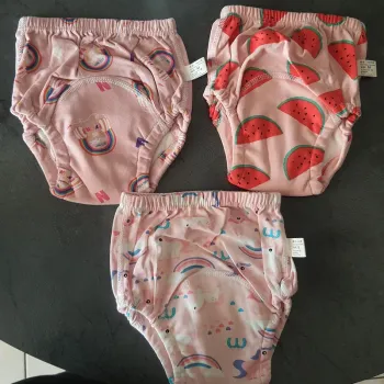 Lot 3 culottes d'apprentissage propreté
bébé flle 2/3 ans 100cm M-culottes
de mômes