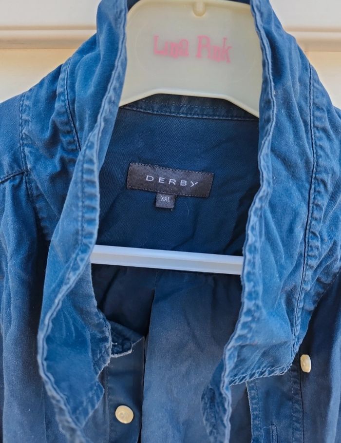 Chemise Derby taille XXL manches longues - photo numéro 2