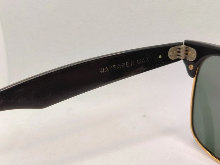 Lunettes de Soleil Ray Ban Wayfarer Max fabriquées aux USA par Bausch e Lomb dans les années 80 - photo numéro 3