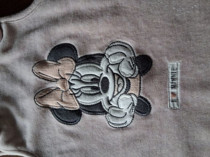 Ensemble grenouillère en velours Minnie Disney de marque C&A - photo numéro 4