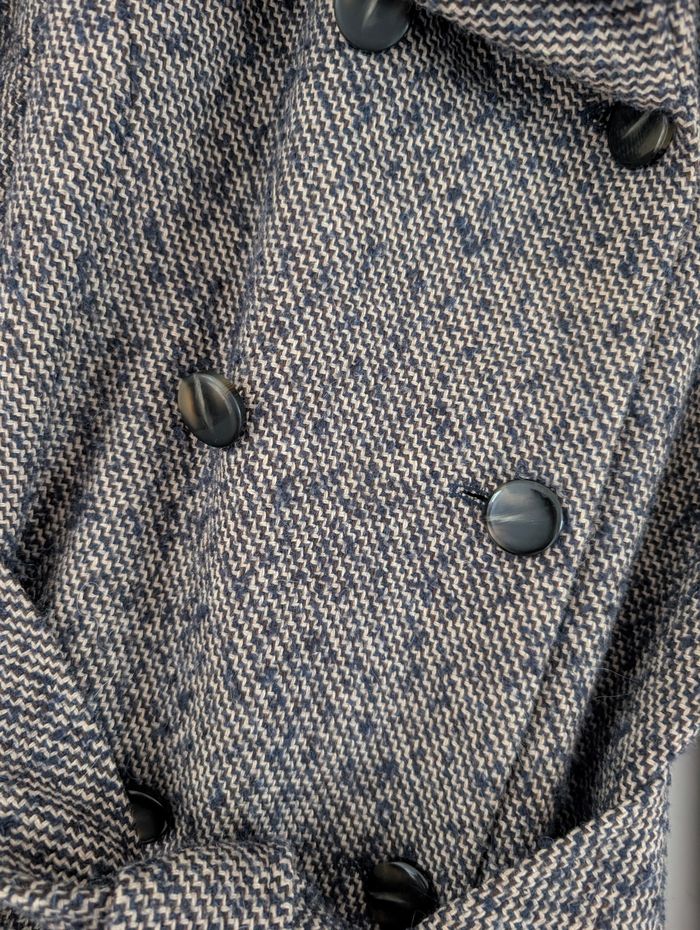 Manteau long ceinturé col châle – Sépia Collection T.36 - photo numéro 4