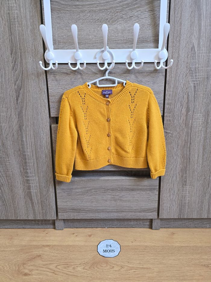 Vêtement Bébé Fille - Ensemble : Robe + Gilet - Sergent Major - 24 mois 86 cm - photo numéro 2