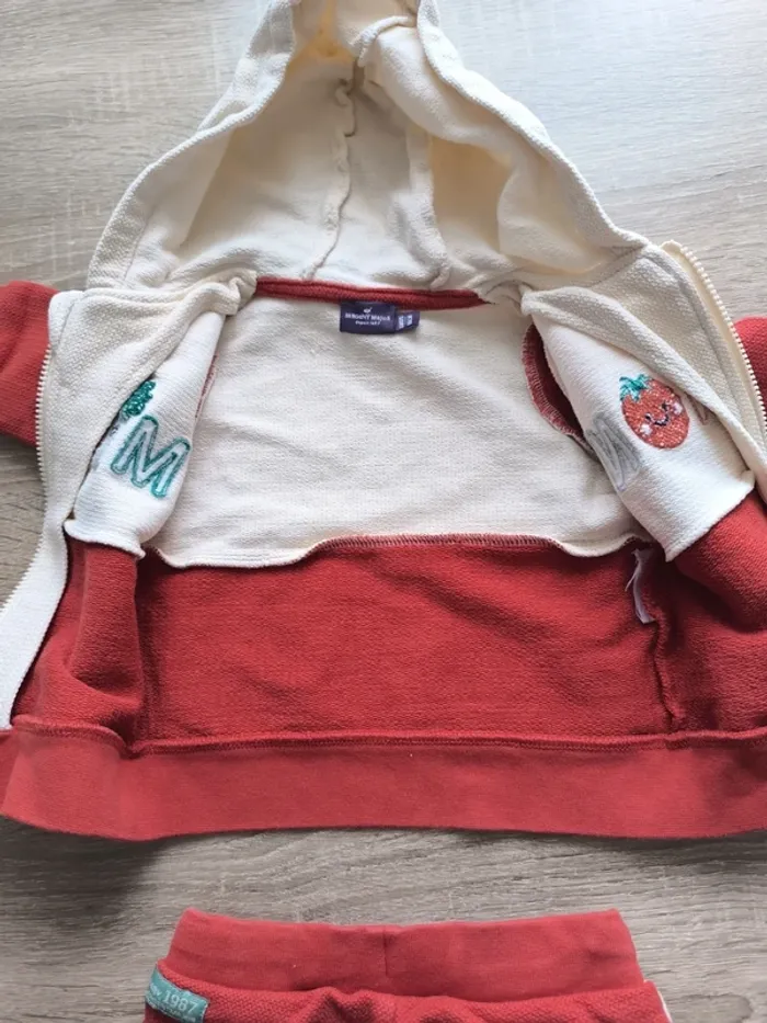 Ensemble jogging 6 mois légumes mignon sergent major - photo numéro 7