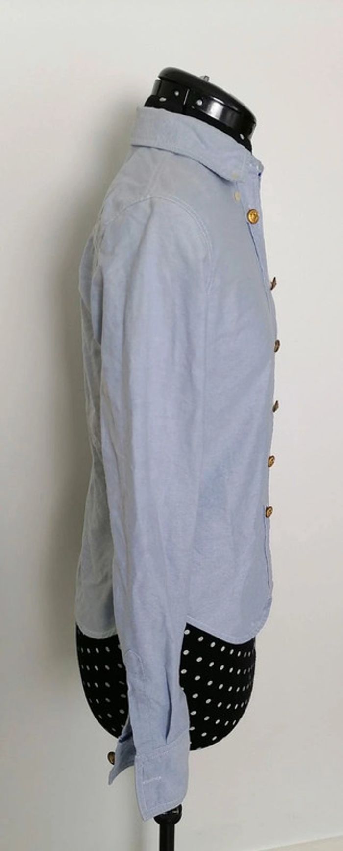 Chemise en jean bleu clair Taille S Ralph Lauren - photo numéro 6