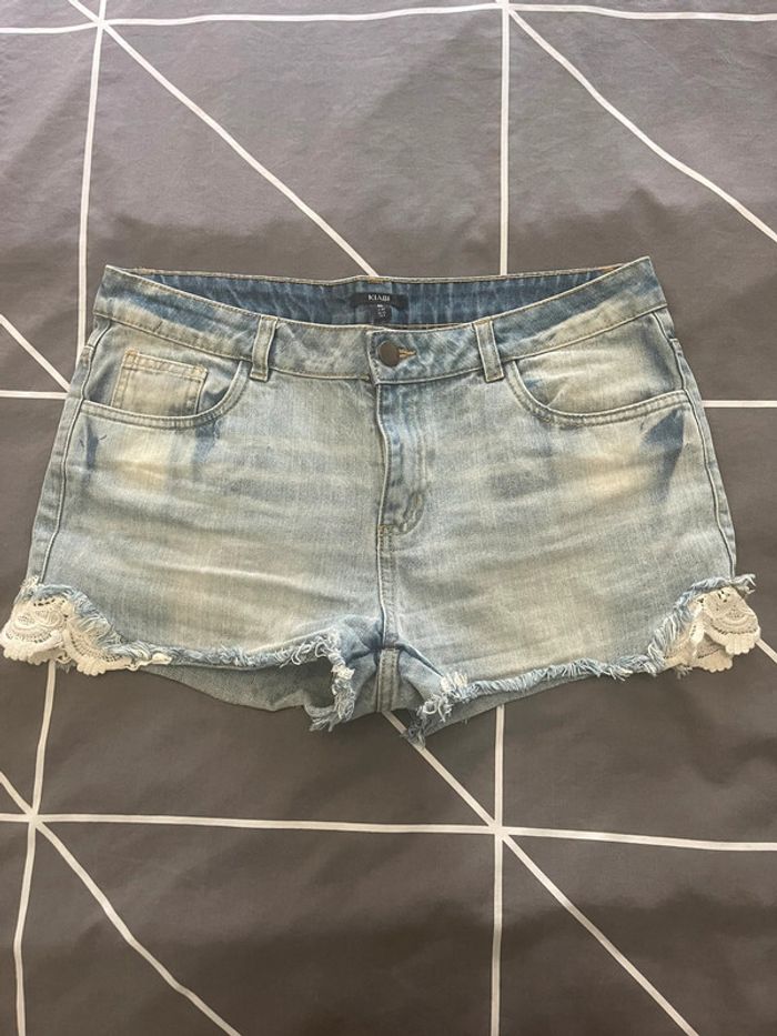 Short en jeans