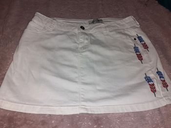 Jupe crème taille 36