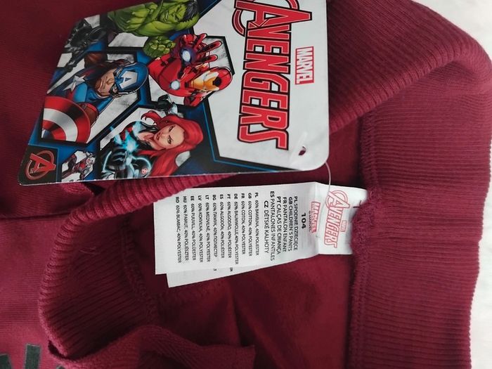 Pantalon jogging Avengers, Marvel, 4 ans - photo numéro 3