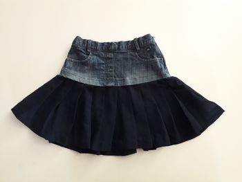 Jupe bi-matière Lili Gaufrette