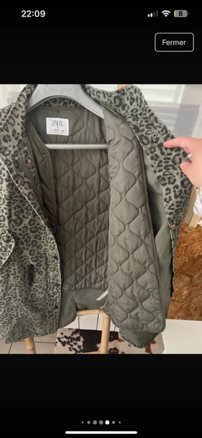 Parka Zara 13/14 ans neuve, avec un gilet amovible intérieur - photo numéro 5