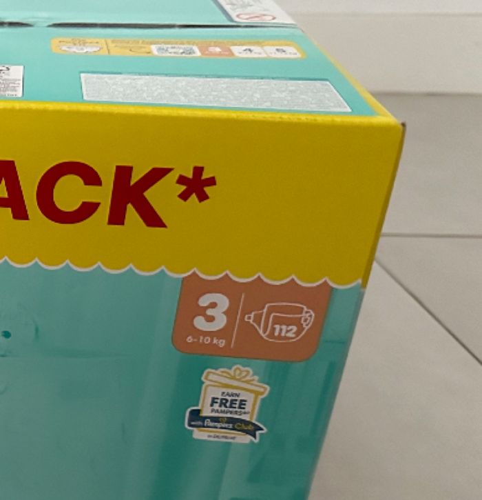 Paquet de 112 couches taille 3 Pampers - photo numéro 5
