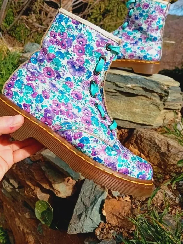 Dr. Martens fleuries 🌸 floral 37 - photo numéro 2